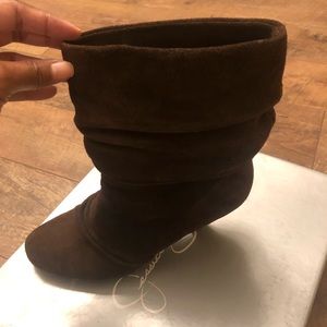Jessica Simpson small heel booties size 8